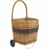 JARDIBRICODECO Chariot à Bûches En Osier -Rangement de jardin Soldes 55334734 1