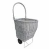 JARDIBRICODECO Chariot à Bûches En Osier Gris -Rangement de jardin Soldes 55334783 1