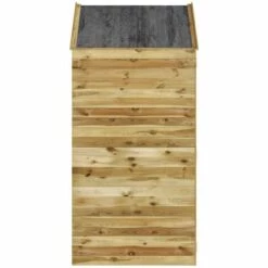 VidaXL Abri à Outils Avec Porte 107x107x220 Cm Bois De Pin Imprégné - Brun 10 VidaXL Abri à Outils Avec Porte 107x107x220 Cm Bois De Pin Imprégné - Brun -Rangement de jardin Soldes 55628804 4