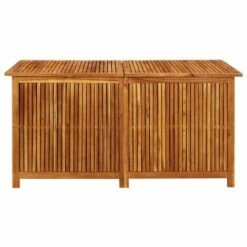 INLIFE Boîte De Rangement De Jardin 150x80x75 Cm Bois D'acacia Solide