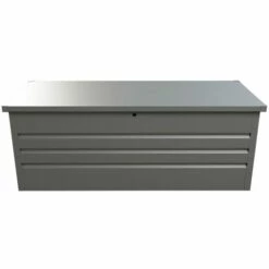 VENTE-UNIQUE.COM Coffre De Rangement De Jardin En Acier Galvanisé Gris Volume 582L TOMASO - Gris 9 VENTE-UNIQUE.COM Coffre De Rangement De Jardin En Acier Galvanisé Gris Volume 582L TOMASO - Gris -Rangement de jardin Soldes 55882199 3