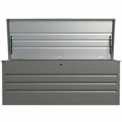 VENTE-UNIQUE.COM Coffre De Rangement De Jardin En Acier Galvanisé Gris Volume 582L TOMASO - Gris 10 VENTE-UNIQUE.COM Coffre De Rangement De Jardin En Acier Galvanisé Gris Volume 582L TOMASO - Gris -Rangement de jardin Soldes 55882199 4