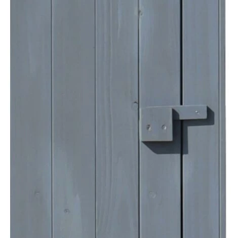 VENTE-UNIQUE.COM Armoire De Jardin En Bois SINDI - Gris - Gris 7 VENTE-UNIQUE.COM Armoire De Jardin En Bois SINDI - Gris - Gris – Image 5