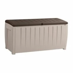 KETER Coffre Jardin Résine Novel - 340L ? Beige -Rangement de jardin Soldes 56065902 4