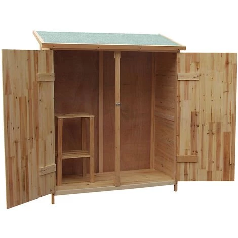WILTEC Abri De Jardin Bois XXL Remise Cabane Pour Outils Armoire De Jardin Stockage Rangement Extérieur 4 WILTEC Abri De Jardin Bois XXL Remise Cabane Pour Outils Armoire De Jardin Stockage Rangement Extérieur – Image 2