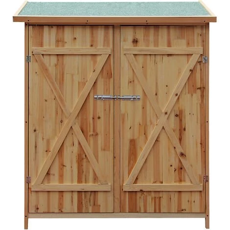 WILTEC Abri De Jardin Bois XXL Remise Cabane Pour Outils Armoire De Jardin Stockage Rangement Extérieur 5 WILTEC Abri De Jardin Bois XXL Remise Cabane Pour Outils Armoire De Jardin Stockage Rangement Extérieur – Image 3