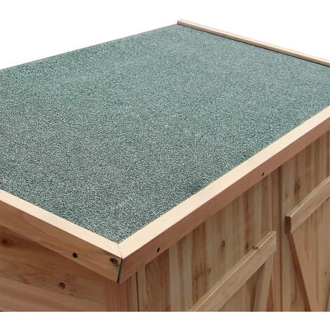 WILTEC Abri De Jardin Bois XXL Remise Cabane Pour Outils Armoire De Jardin Stockage Rangement Extérieur 7 WILTEC Abri De Jardin Bois XXL Remise Cabane Pour Outils Armoire De Jardin Stockage Rangement Extérieur – Image 5