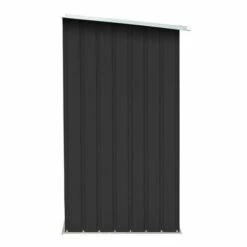 INLIFE Abri De Stockage à Bois Acier Galvanisé 163x83x154cm Anthracite -Rangement de jardin Soldes 56254287 4