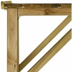 INLIFE Abri D'outils De Jardin Pin 253 X 80 X 170 Cm -Rangement de jardin Soldes 56413713 5