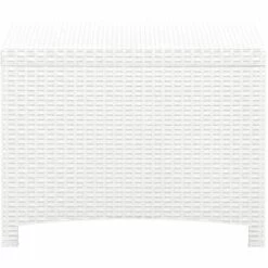 INLIFE Boîte De Rangement De Jardin 60x54x41 Cm Rotin PP Blanc -Rangement de jardin Soldes 56630000 4