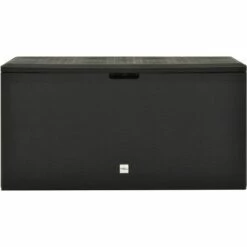 INLIFE Boîte De Rangement De Jardin Anthracite 114x47x60 Cm
