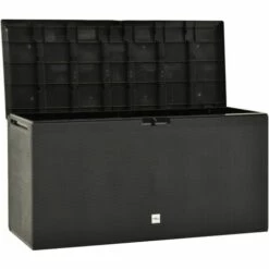 INLIFE Boîte De Rangement De Jardin Anthracite 114x47x60 Cm 11 INLIFE Boîte De Rangement De Jardin Anthracite 114x47x60 Cm -Rangement de jardin Soldes 56630143 5