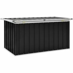 INLIFE Boîte De Rangement De Jardin Anthracite 129x67x65 Cm 11 INLIFE Boîte De Rangement De Jardin Anthracite 129x67x65 Cm -Rangement de jardin Soldes 56630191 5