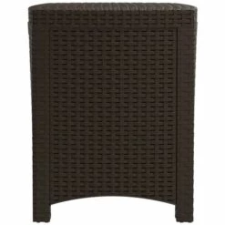 INLIFE Boîte De Rangement De Jardin 39x39x46 Cm Rotin PP Marron 11 INLIFE Boîte De Rangement De Jardin 39x39x46 Cm Rotin PP Marron -Rangement de jardin Soldes 56630340 5