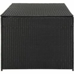 INLIFE Boîte De Rangement De Jardin Résine Tressée 180x90x75 Cm Noir 10 INLIFE Boîte De Rangement De Jardin Résine Tressée 180x90x75 Cm Noir -Rangement de jardin Soldes 56630359 4