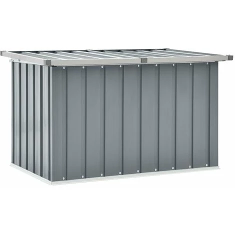 INLIFE Boîte De Rangement De Jardin Gris 109x67x65 Cm 4 INLIFE Boîte De Rangement De Jardin Gris 109x67x65 Cm – Image 2