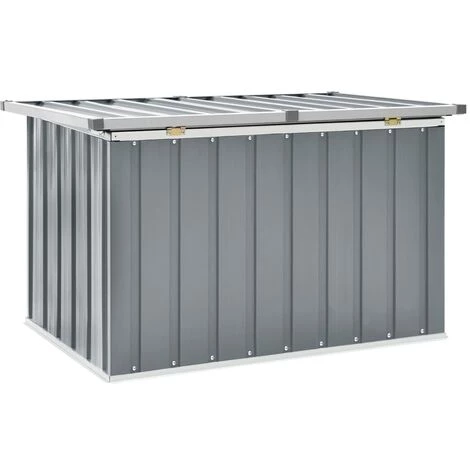 INLIFE Boîte De Rangement De Jardin Gris 109x67x65 Cm 5 INLIFE Boîte De Rangement De Jardin Gris 109x67x65 Cm – Image 3