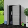 INLIFE Armoire De Rangement De Jardin Avec 4 étagères Noir Et Gris 1 INLIFE Armoire De Rangement De Jardin Avec 4 étagères Noir Et Gris -Rangement de jardin Soldes 56630670 1