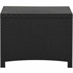 INLIFE Boîte De Rangement De Jardin 60x54x41 Cm Rotin PP Graphite -Rangement de jardin Soldes 56630916 4