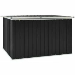 INLIFE Boîte De Rangement De Jardin Anthracite 171x99x93 Cm -Rangement de jardin Soldes 56631270 5