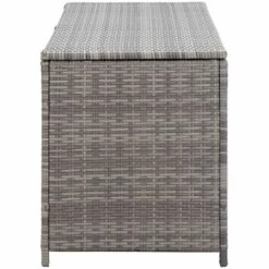 INLIFE Boîte De Rangement De Jardin Gris 150x50x60 Cm Résine Tressée 11 INLIFE Boîte De Rangement De Jardin Gris 150x50x60 Cm Résine Tressée -Rangement de jardin Soldes 56631273 5