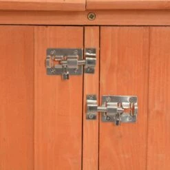 NOVA Heureux Pour Les Outils En Bois Avec 2 Portes Et 2 étagères 120x50x91 Cm Abri De Stockage De Jardin 120x50x91 Cm Bois -Rangement de jardin Soldes 57094186 5