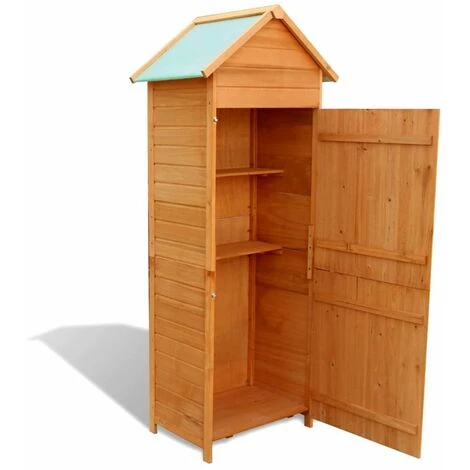 NOVA Garage Garage Garage Armoire De Rangement De Jardin Marron 79x49x190 Cm 7 NOVA Garage Garage Garage Armoire De Rangement De Jardin Marron 79x49x190 Cm – Image 5