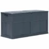 NOVA 320 L Garden Noirs En Plastique Verrouillant Différentes Couleurs Boîte De Rangement De Jardin 320 L Noir Couleur : NOIR