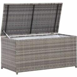 NOVA Polyrattan Garden Trunk 100x50x50 Cm Cassapanca Diverses Couleurs Boîte De Rangement De Jardin Résine Tressée 100x50x50 Cm Gris Couleur : GRIS 8 NOVA Polyrattan Garden Trunk 100x50x50 Cm Cassapanca Diverses Couleurs Boîte De Rangement De Jardin Résine Tressée 100x50x50 Cm Gris Couleur : GRIS -Rangement de jardin Soldes 57225369 2