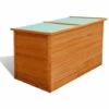 GROSMONDE 126x72x72 Cm Bo?te De Rangement De Jardin Bois -Rangement de jardin Soldes 57300664 1