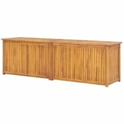 VidaXL Boîte De Jardin 175x50x53 Cm Bois Massif De Teck - Brun -Rangement de jardin Soldes 57631074 4