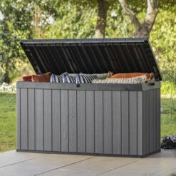 Keter Boîte De Rangement De Jardin Darwin 570 L Gris - Gris 11 Keter Boîte De Rangement De Jardin Darwin 570 L Gris - Gris -Rangement de jardin Soldes 57631443 5