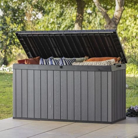 Keter Boîte De Rangement De Jardin Darwin 570 L Gris - Gris 7 Keter Boîte De Rangement De Jardin Darwin 570 L Gris - Gris – Image 5