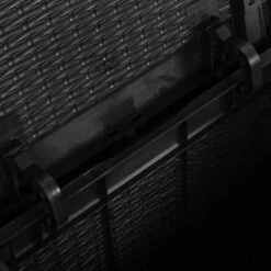 ASUPERMALL Boîte De Rangement De Jardin 90 L Noir PP Rotin -Rangement de jardin Soldes 57734282 5