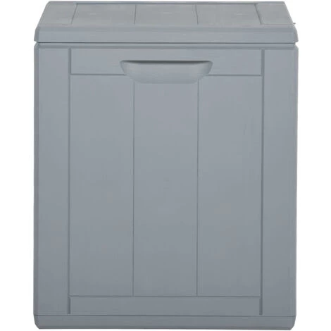 ASUPERMALL Boîte De Rangement De Jardin 90 L Gris PP Rotin 5 ASUPERMALL Boîte De Rangement De Jardin 90 L Gris PP Rotin – Image 3