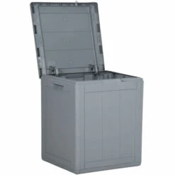 ASUPERMALL Boîte De Rangement De Jardin 90 L Gris PP Rotin 10 ASUPERMALL Boîte De Rangement De Jardin 90 L Gris PP Rotin -Rangement de jardin Soldes 57735935 4