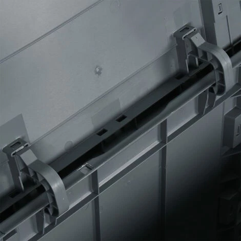 ASUPERMALL Boîte De Rangement De Jardin 90 L Gris PP Rotin 7 ASUPERMALL Boîte De Rangement De Jardin 90 L Gris PP Rotin – Image 5