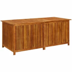 ASUPERMALL Boîte De Rangement De Jardin 175x80x75 Cm Bois D'acacia Solide