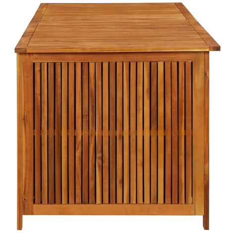 ASUPERMALL Boîte De Rangement De Jardin 175x80x75 Cm Bois D'acacia Solide 7 ASUPERMALL Boîte De Rangement De Jardin 175x80x75 Cm Bois D'acacia Solide – Image 5