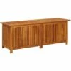 ASUPERMALL Boîte De Rangement De Jardin 150x50x58 Cm Bois D'acacia Solide -Rangement de jardin Soldes 57740638 1