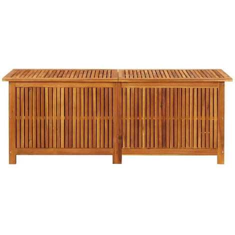 ASUPERMALL Boîte De Rangement De Jardin 150x50x58 Cm Bois D'acacia Solide 6 ASUPERMALL Boîte De Rangement De Jardin 150x50x58 Cm Bois D'acacia Solide – Image 4