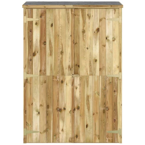 ASUPERMALL Abri à Outils De Jardin 123x50x171 Cm Bois De Pin Imprégné 5 ASUPERMALL Abri à Outils De Jardin 123x50x171 Cm Bois De Pin Imprégné – Image 3