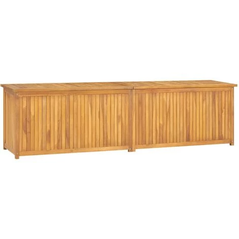 YOUTHUP Boîte De Jardin 200x50x53 Cm Bois Massif De Teck - Brun 3 YOUTHUP Boîte De Jardin 200x50x53 Cm Bois Massif De Teck - Brun