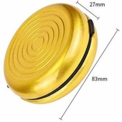 ROSIER 4 Boîte Pièces De Rangement Pour Pièces De Monnaie En Euros, Porte-Monnaie Euro Monnayeur Rond En Alliage (83*27mm, Noir, Or, Bleu, Bordeaux)——VEBTles -Rangement de jardin Soldes 58187470 2