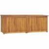 VidaXL Boîte De Jardin 150x50x53 Cm Bois Massif De Teck - Brun -Rangement de jardin Soldes 58595980 1