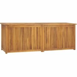 VidaXL Boîte De Jardin 150x50x53 Cm Bois Massif De Teck - Brun -Rangement de jardin Soldes 58595980 3