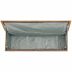 VidaXL Boîte De Jardin 150x50x53 Cm Bois Massif De Teck - Brun -Rangement de jardin Soldes 58595980 4