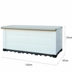 Coffre De Jardin Capacité 230L Gardiun Tuscany Evo 122x47x57 Cm Boîte De Rangement Extérieur En Résine Avec Vérin Et Sol 10 Coffre De Jardin Capacité 230L Gardiun Tuscany Evo 122x47x57 Cm Boîte De Rangement Extérieur En Résine Avec Vérin Et Sol -Rangement de jardin Soldes 58615823 4