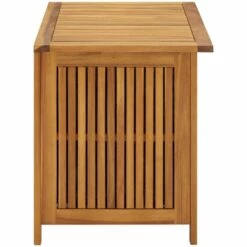 INLIFE Boîte De Rangement De Jardin 90x50x58 Cm Bois D'acacia Solide - Brun -Rangement de jardin Soldes 58690736 3