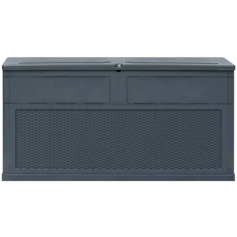 INLIFE Boîte De Rangement De Jardin 320 L Anthracite - Anthracite 5 INLIFE Boîte De Rangement De Jardin 320 L Anthracite - Anthracite – Image 3